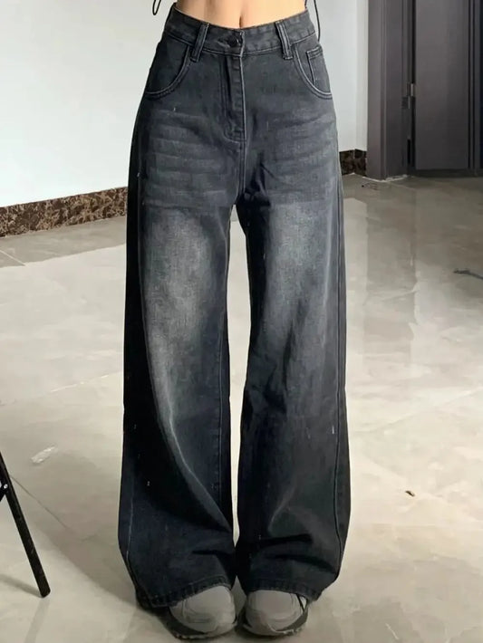 High-Waist Wide-Leg Jeans