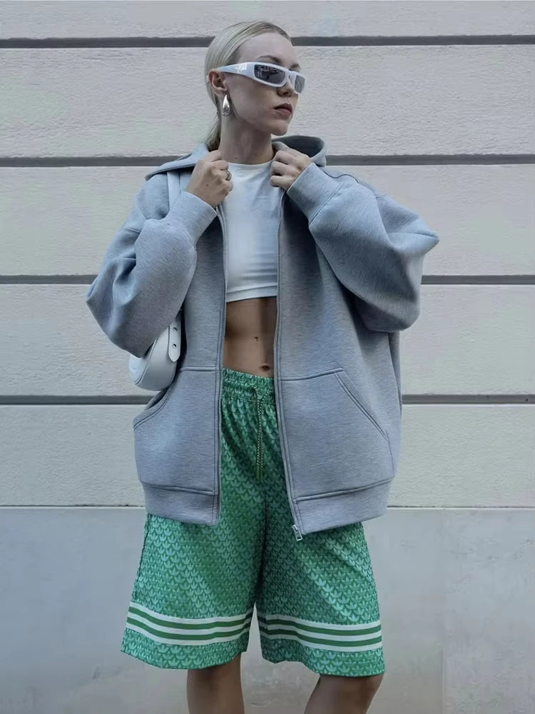 Cloud Oversize Zip Hoodie