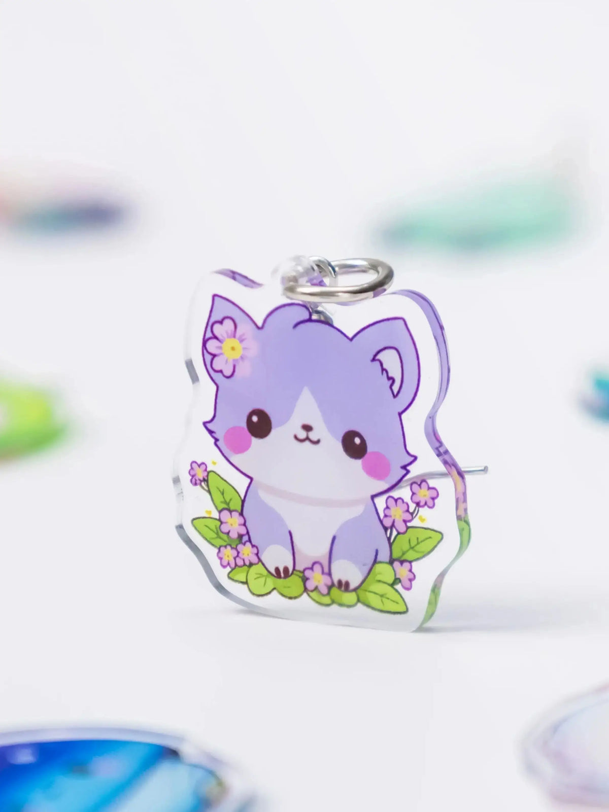 Holo Acrylic Keychain — Custom Charm