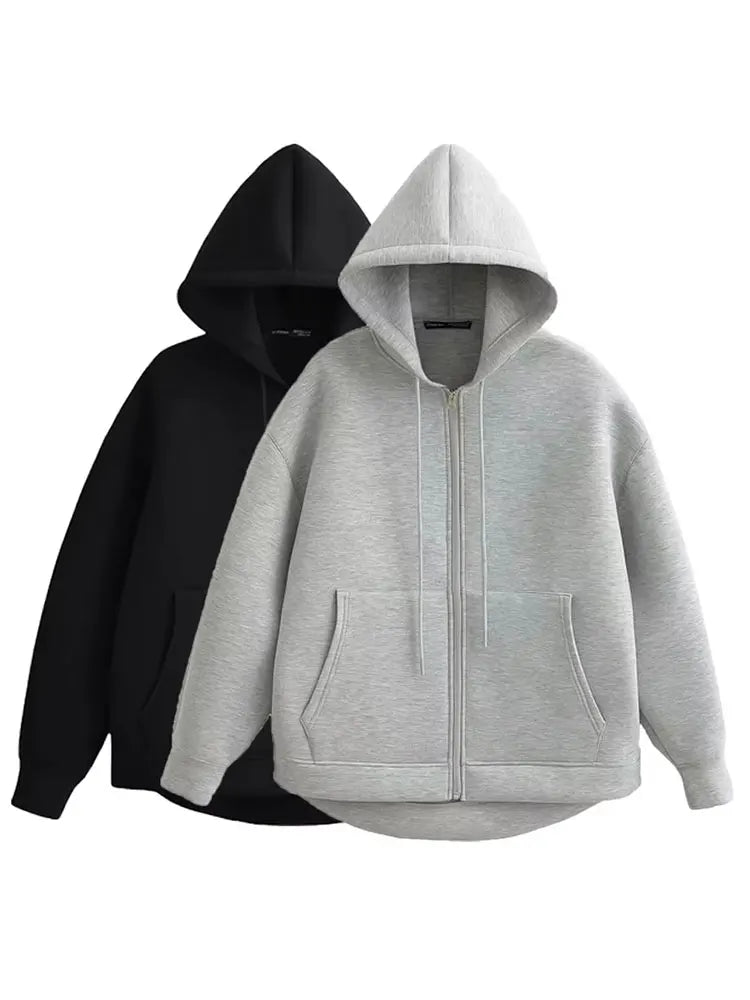 Cloud Oversize Zip Hoodie