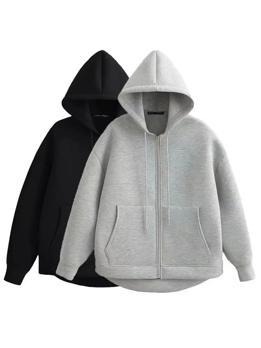 Cloud Oversize Zip Hoodie
