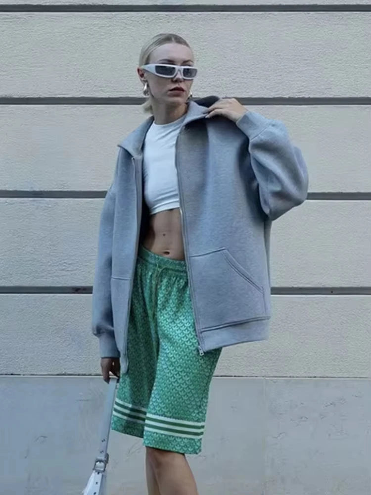 Cloud Oversize Zip Hoodie